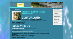 Desktop Screenshot of cloturland.com