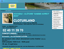 Tablet Screenshot of cloturland.com